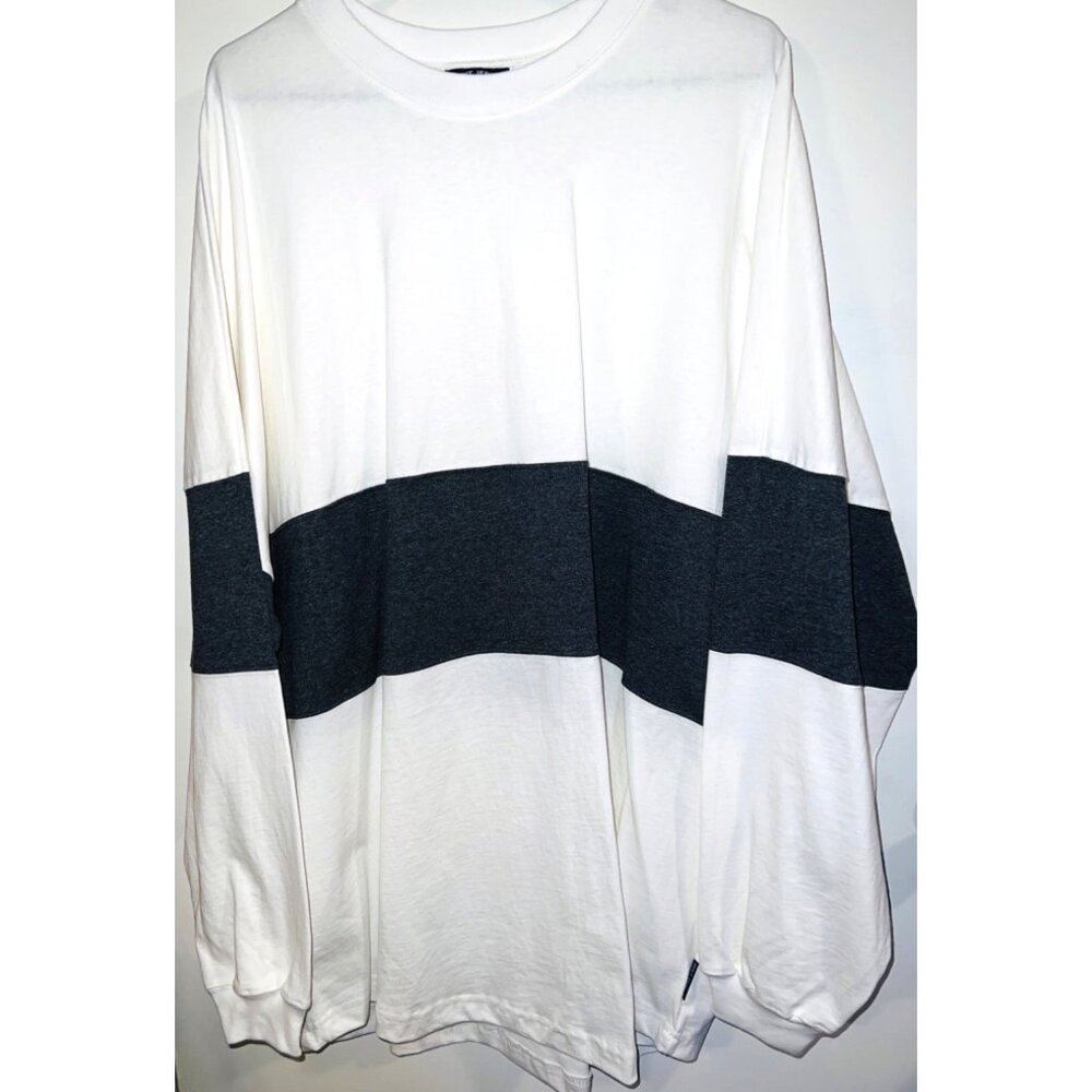 New Spirit Jersey Original Authentic Long Sleeve Shirt XL White & Black - Picture 2 of 4